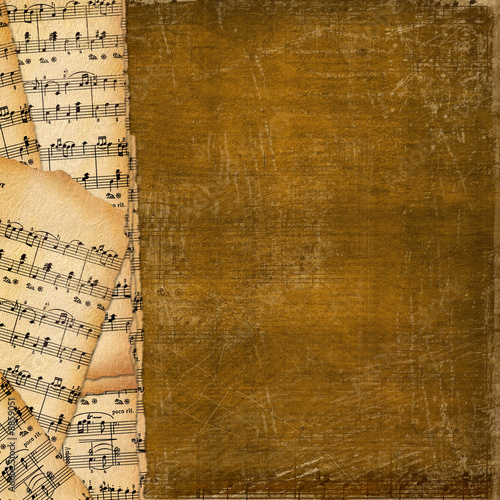 .Cover for  music book on the abstract background