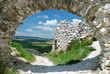 The picture of Cachtice ruins, Slovakia