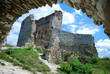 The picture of Cachtice ruins, Slovakia