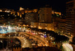 View over Monaco at night