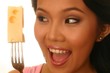 Woman with cheese