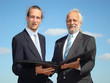 Business people with documents. Business people with documents.
