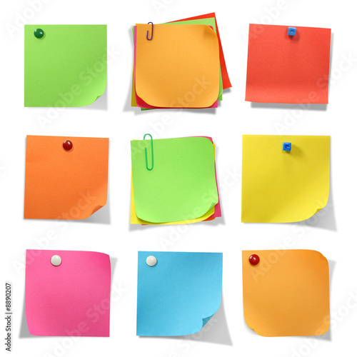 sticky notes