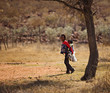 Photo: The traditional way to carry a child in Africa The traditional way to carry a child in Africa