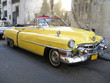 Yellow old cabrio car in Havana Cuba Yellow old cabrio car in Havana Cuba