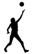 Volleyball serve