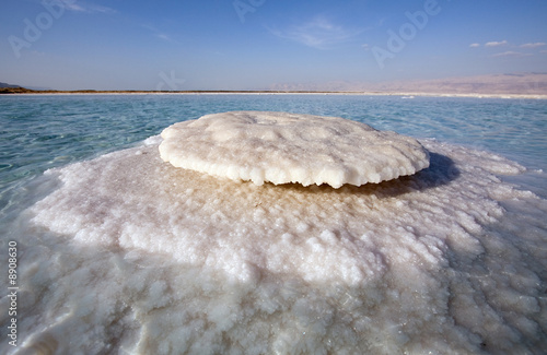 Photo: salt of Dead sea Israel salt of Dead sea Israel