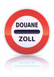 Arrêt au poste de douane (reflet métal) Arrêt au poste de douane (reflet métal)