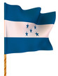 Flag. Honduras. 3d