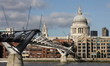 St Pauls Cathedral and Millenium Bridge St Pauls Cathedral and Millenium Bridge