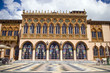 Marble terrace on the west side of the Ringling mansion.