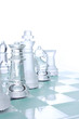Chess figures on board