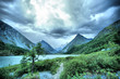 Fantastic landscape. Shot in a mountain.