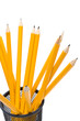 pencils on white background pencils on white background