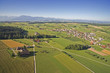landschaft aus der vogelperspektive