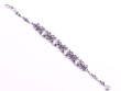 purple bracelet on white isolated background