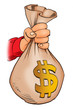 cartoon Money Bag