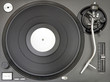 shot of turntable in beautiful soft lightness