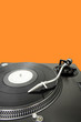 shot of turntable in beautiful soft lightness