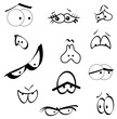 Lots and lots of Cartoon Eyes