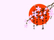 Japanese Flower Background