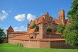 Medieval German castle in Malbork. Medieval German castle in Malbork.