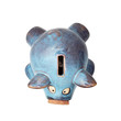 piggy bank on white background