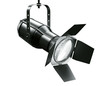 3d rendering of a spotlght on a white background