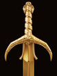 ancient gold sword