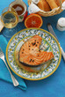 Salmone all arancia e pepe verde - Secondi di pesce