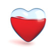 glass heart glass heart