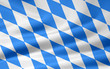 Bayrische Flagge - kleinere Karos