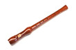 A wood recorder (blockflute) isolated