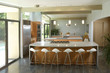 A modern kitchen that has been freshly remodeled. A modern kitchen that has been freshly remodeled.
