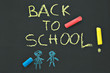 back to school blackboard
