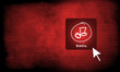web button on aged abstract background