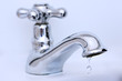 Traditional silver tap dripping