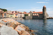 Collioure vu de sa digue Collioure vu de sa digue
