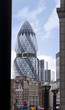 Highrise building wrapped with belt