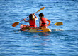 Summer adventure on sea