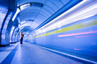 train on platform in subway and people crowd train on platform in subway and people crowd