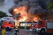 Extinguishing big fire Extinguishing big fire