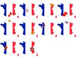 Regionen Frankreichs mit Frankreich