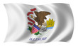 Illustration: Flag of Illinois Flag of Illinois