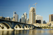 Photo: the Minneapolis skyline at dawn the Minneapolis skyline at dawn