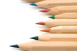 natural colorful pencils on white background natural colorful pencils on white background
