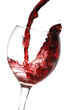 Red wine pouring down Red wine pouring down