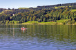 Ruderboot auf Bergsee