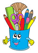 Cute cup with crayons Cute cup with crayons