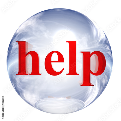 Illustration: 3d symbol on sphere 3d symbol on sphere